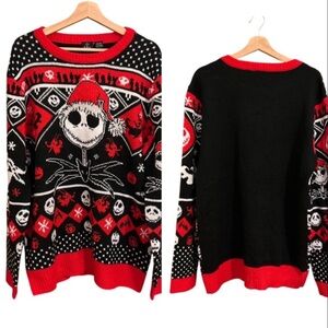 NWT Disney Tim Burton’s The Nightmare Before Christmas Sweater - Size XXL